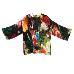 Kimono takki lyhyt (kapeammat hihat) Opulant Chocolate