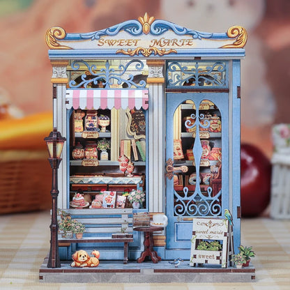 DIY Minimaailma kirjahyllyyn – Sweet Marie Bok Nook