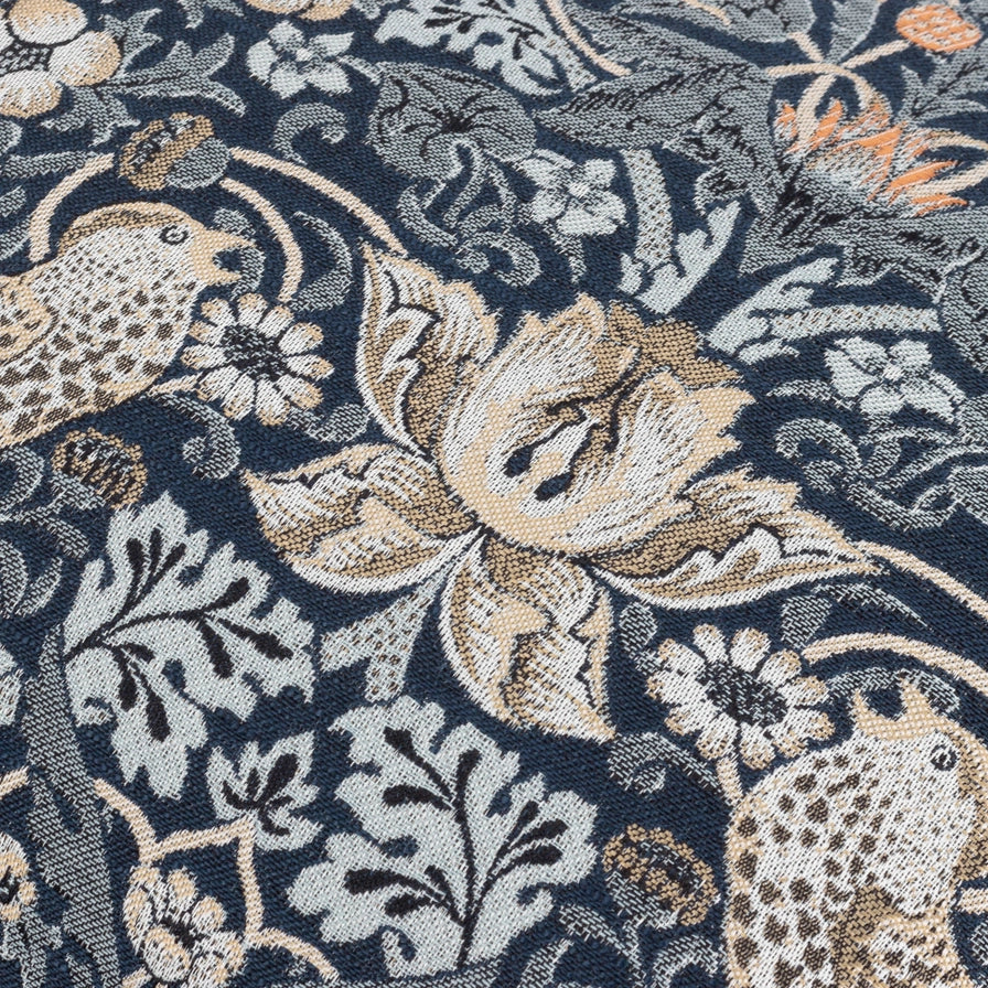 Tyynynpäällinen Strawberry Thief sininen - Indigo 55 x 55 cm