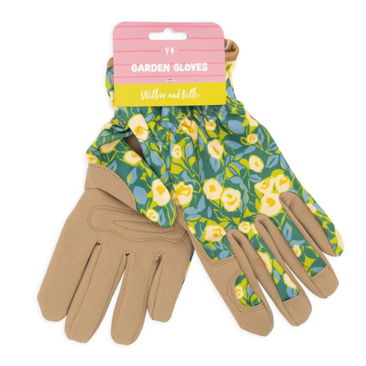Puutarhakäsineet Floral sini-vihreä