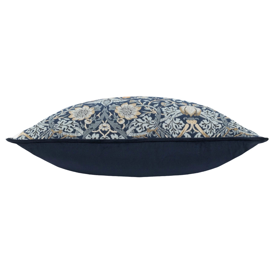Tyynynpäällinen Strawberry Thief sininen - Indigo 55 x 55 cm