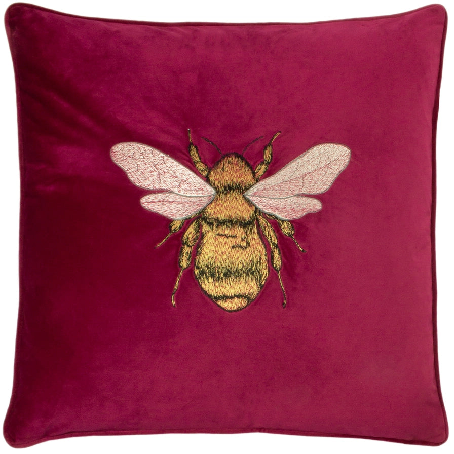 Tyynynpäällinen Hortus Bee Fuksia 50 x 50 cm