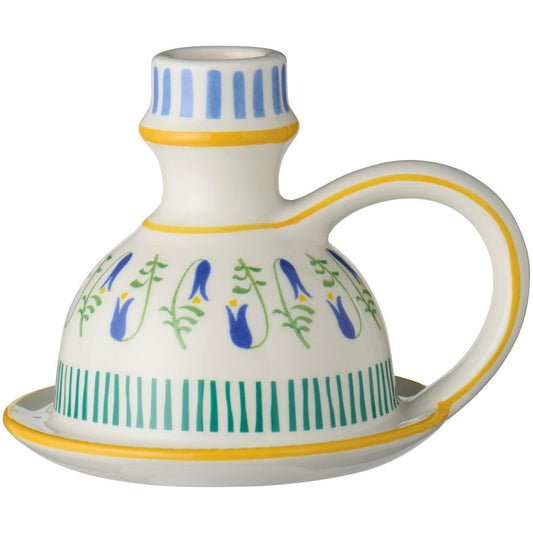 Kynttilänjalka Kuppi siniset kukat