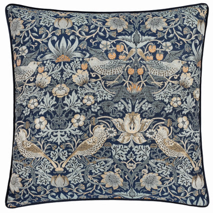 Tyynynpäällinen Strawberry Thief sininen - Indigo 55 x 55 cm