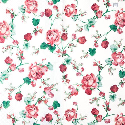 Servetti  Cottage roses 33 x 33 cm