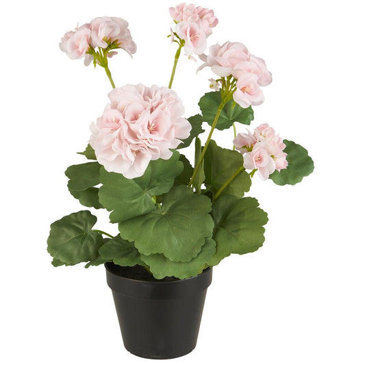 vaaleanpunainen pelargoni tekokukka