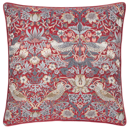 Tyynynpäällinen Strawberry Thief  Punainen - Berry 55 x 55 cm