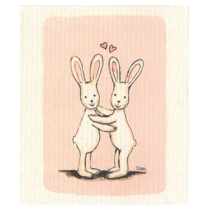 Tiskiliina Puput - Bunny friends