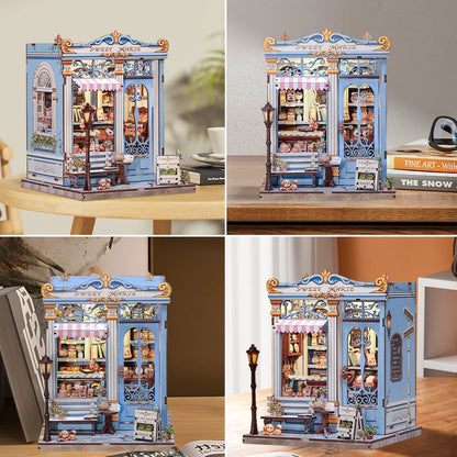 DIY Minimaailma kirjahyllyyn – Sweet Marie Bok Nook