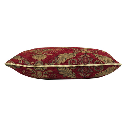 Tyynynpäällinen Jacquard chenille Burgundy 58 x 58 cm