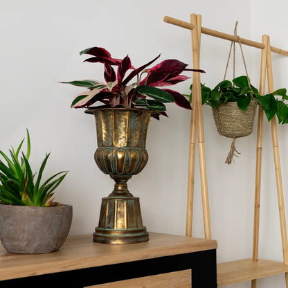 Pokaaliruukku koko: L Aged Metal, korkeus 45 cm