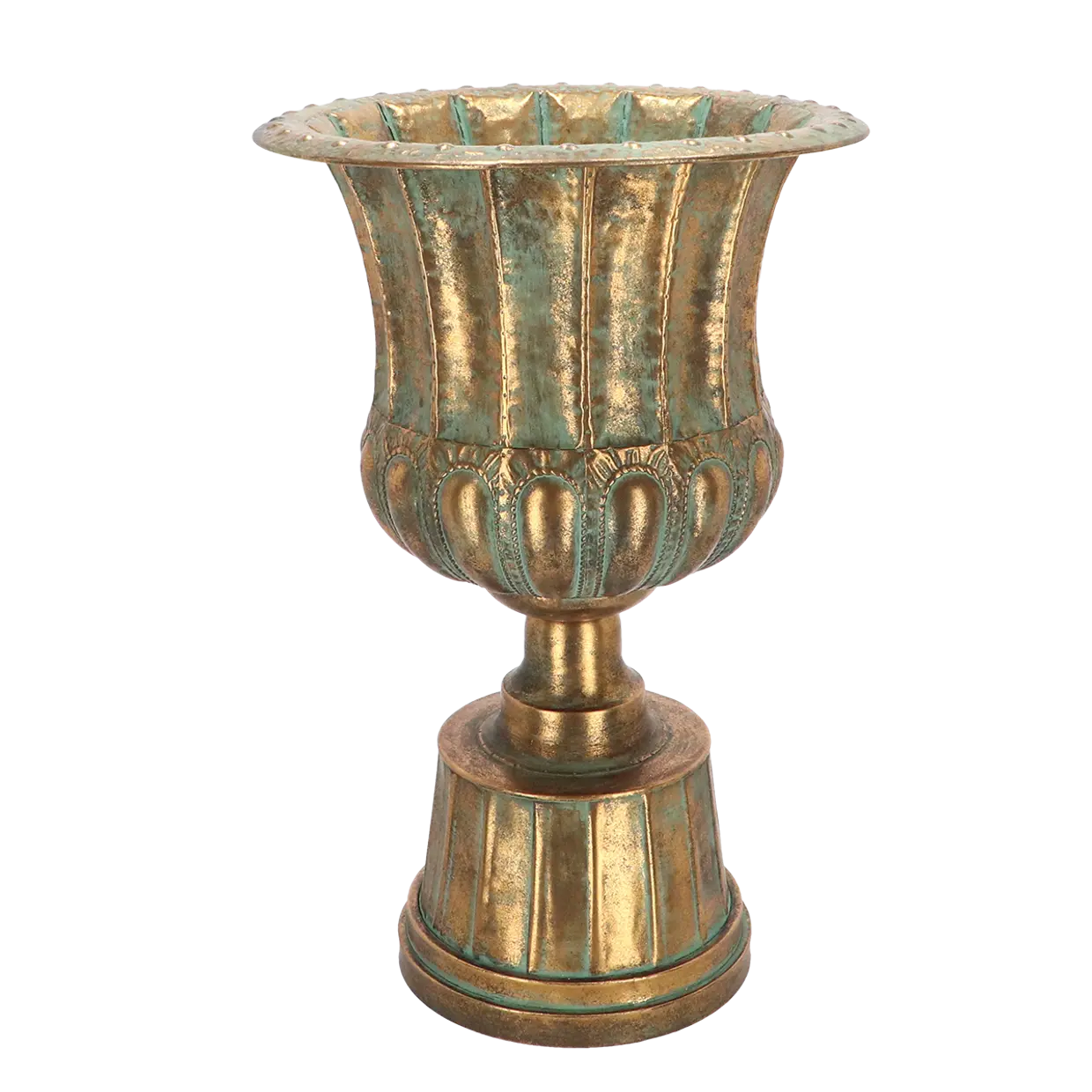 Pokaaliruukku koko: XL Aged Metal, korkeus 70 cm