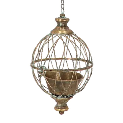 Amppelipallo Aged Metal, halkaisija 19 cm
