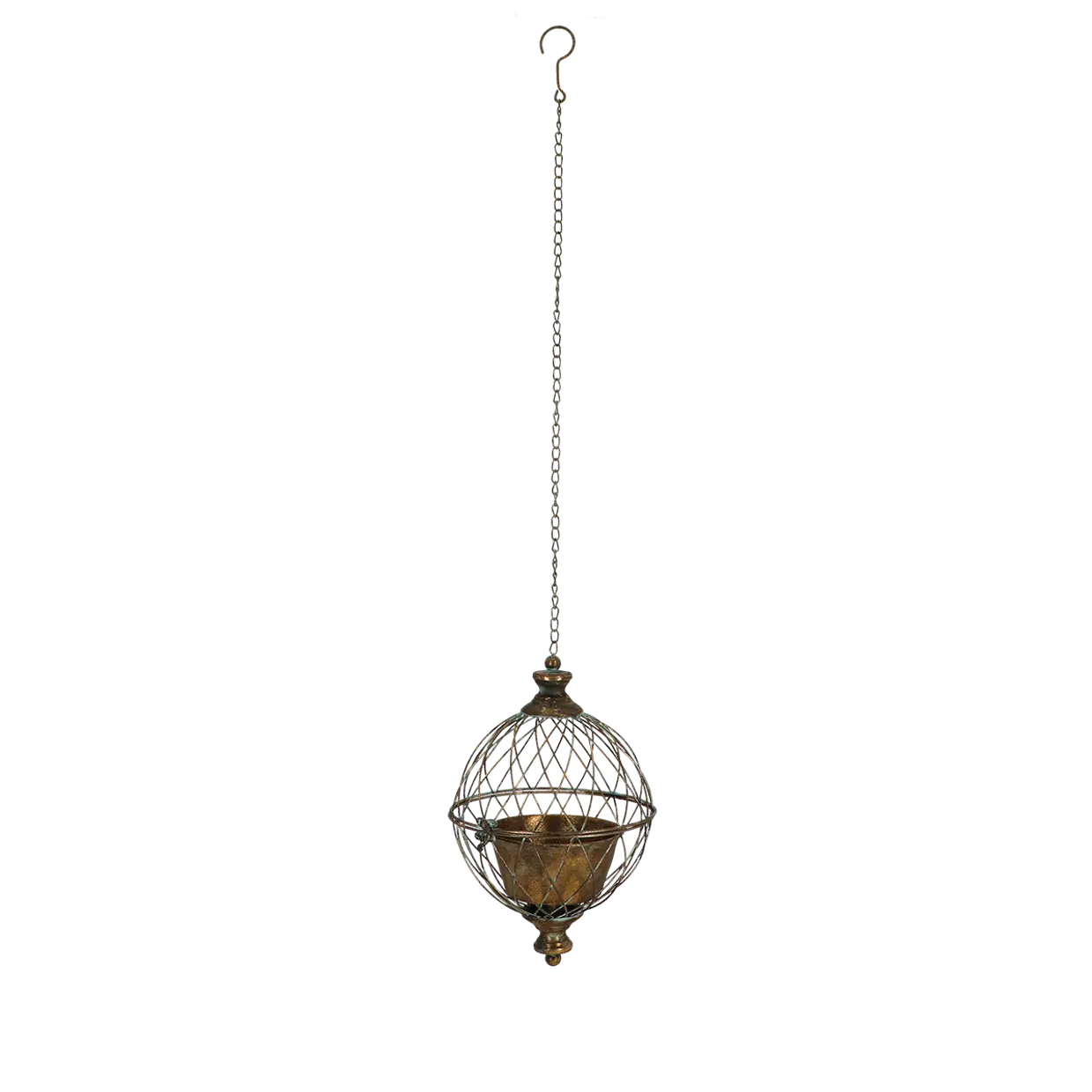 Amppelipallo Aged Metal, halkaisija 22 cm