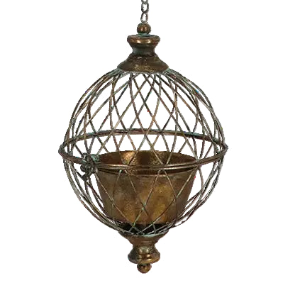 Amppelipallo Aged Metal, halkaisija 22 cm