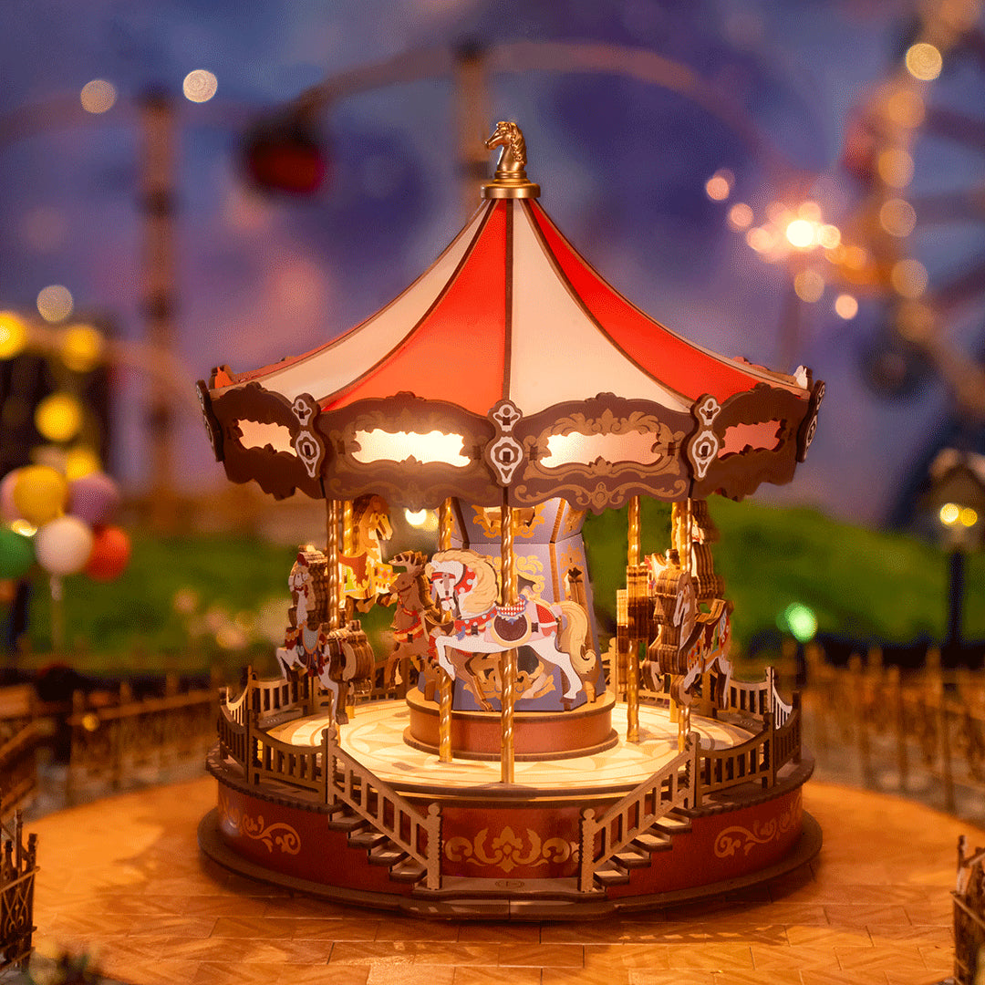 DIY miniatyyri Karuselli - Classic Carousel