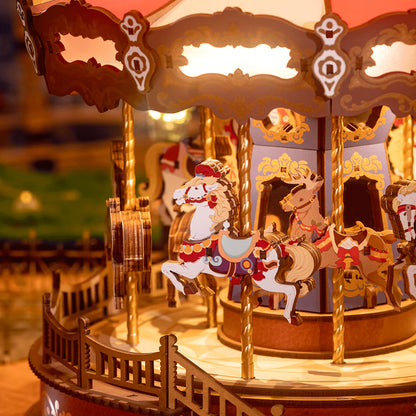 DIY miniatyyri Karuselli - Classic Carousel