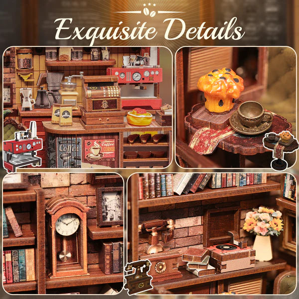 DIY miniatyyri Corner Coffee Shop