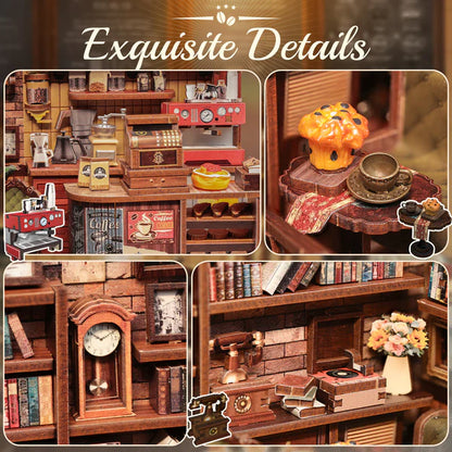DIY miniatyyri Corner Coffee Shop