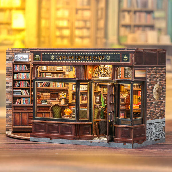 DIY miniatyyri Corner Coffee Shop
