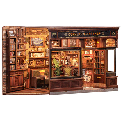 DIY miniatyyri Corner Coffee Shop