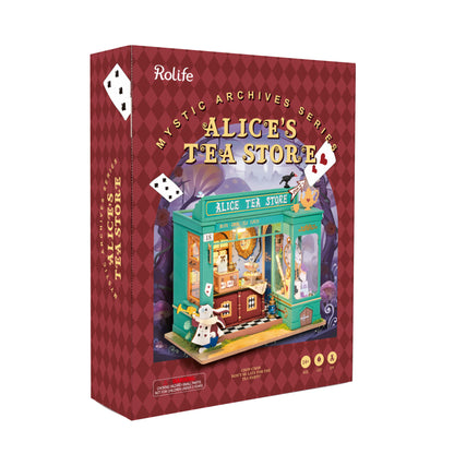 DIY Miniatyyritalo Liisan teekauppa - Alice's Tea Store