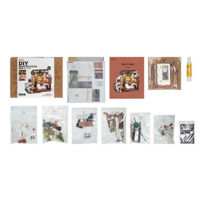 DIY Miniatyyritalo - Slow life Cafe