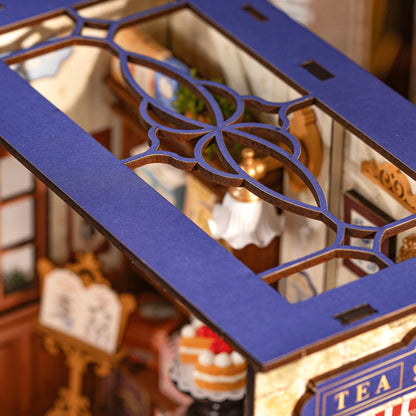 DIY miniatyyri Leisure Time Tea Room