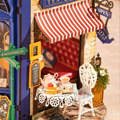 DIY miniatyyri Leisure Time Tea Room