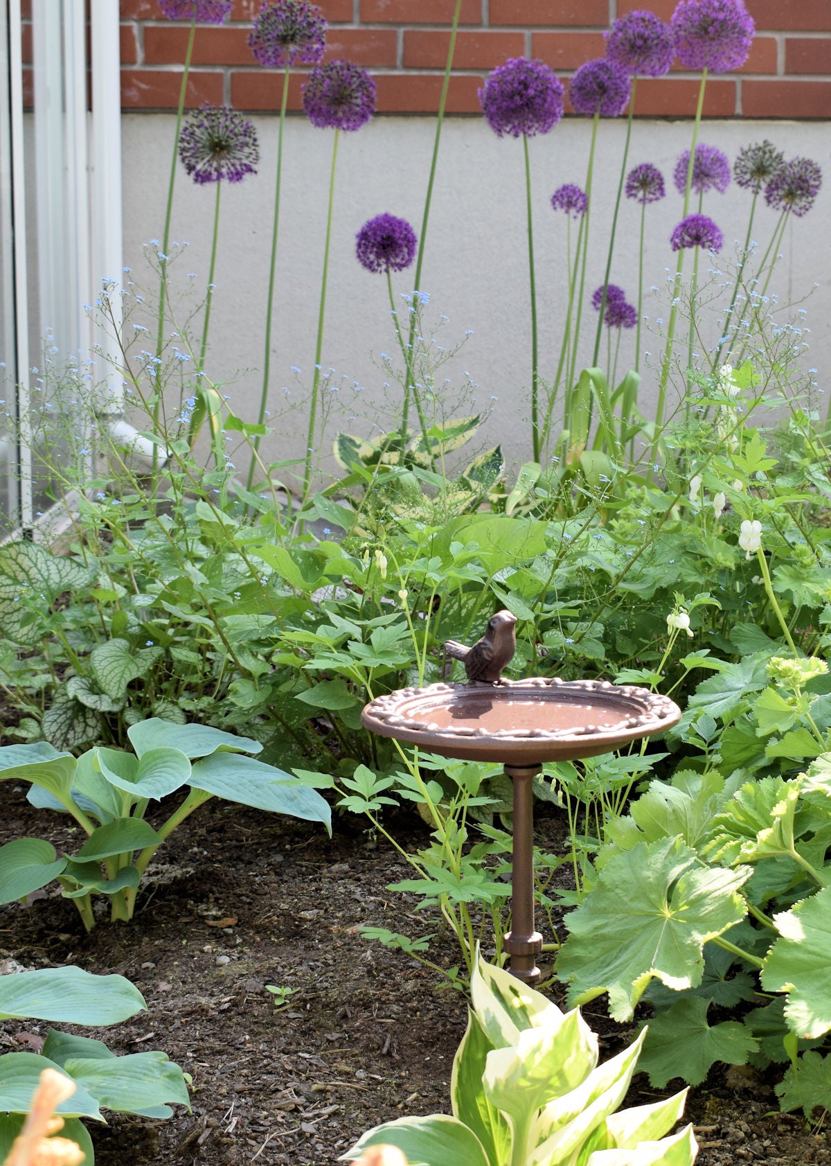 Jalallinen kylpyallas / juoma-allas linnuille, korkeus 39 cm