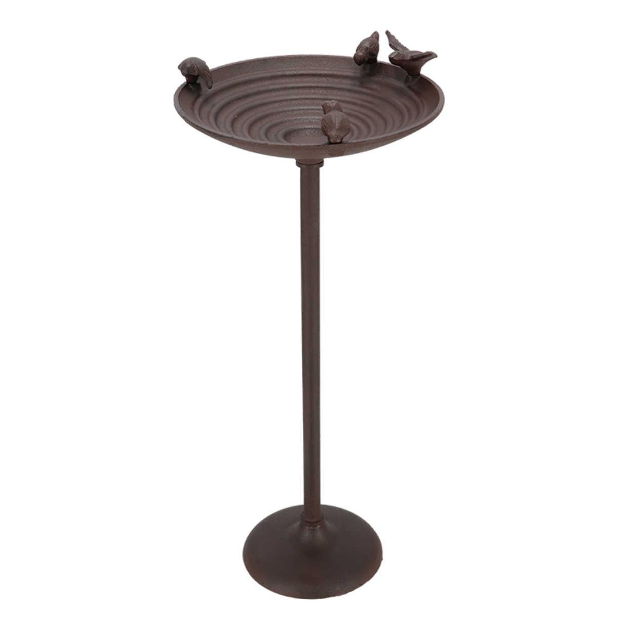 Lintujen juoma-allas jalallinen, 4 lintua kork. 60 cm