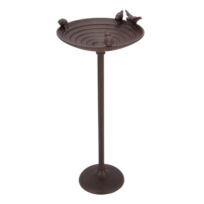 Lintujen juoma-allas jalallinen, 4 lintua kork. 60 cm