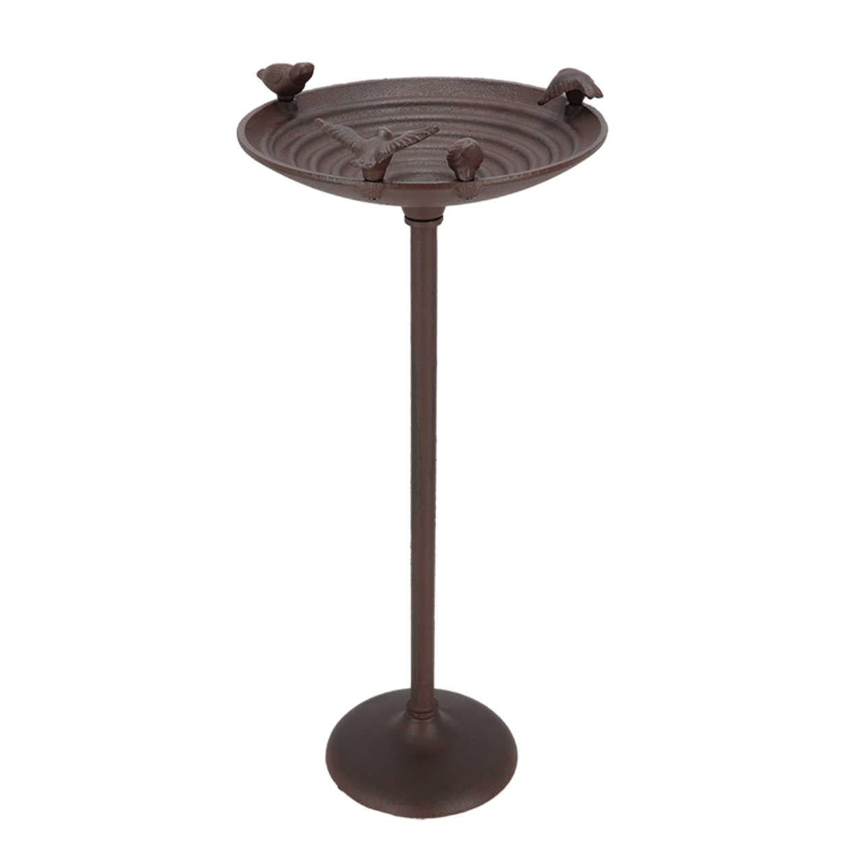 Lintujen juoma-allas jalallinen, 4 lintua kork. 60 cm