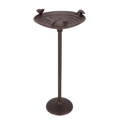 Lintujen juoma-allas jalallinen, 4 lintua kork. 60 cm