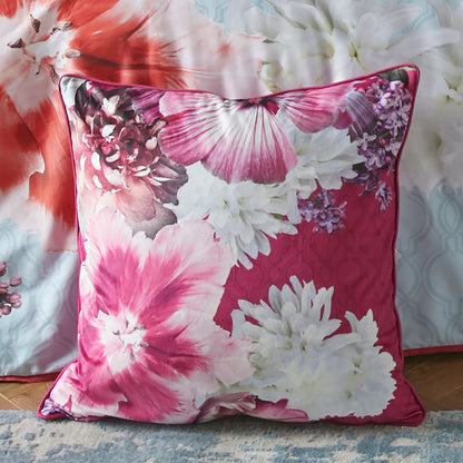 Tyynynpäällinen Pinkit kukat 55 x 55 cm