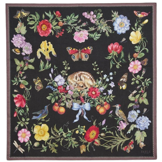 Huivi Alice Garden 90 x 90 cm