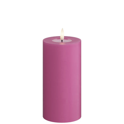 Led-kynttilä Tumma pinkki (Magenta)  halk. 7,5 cm