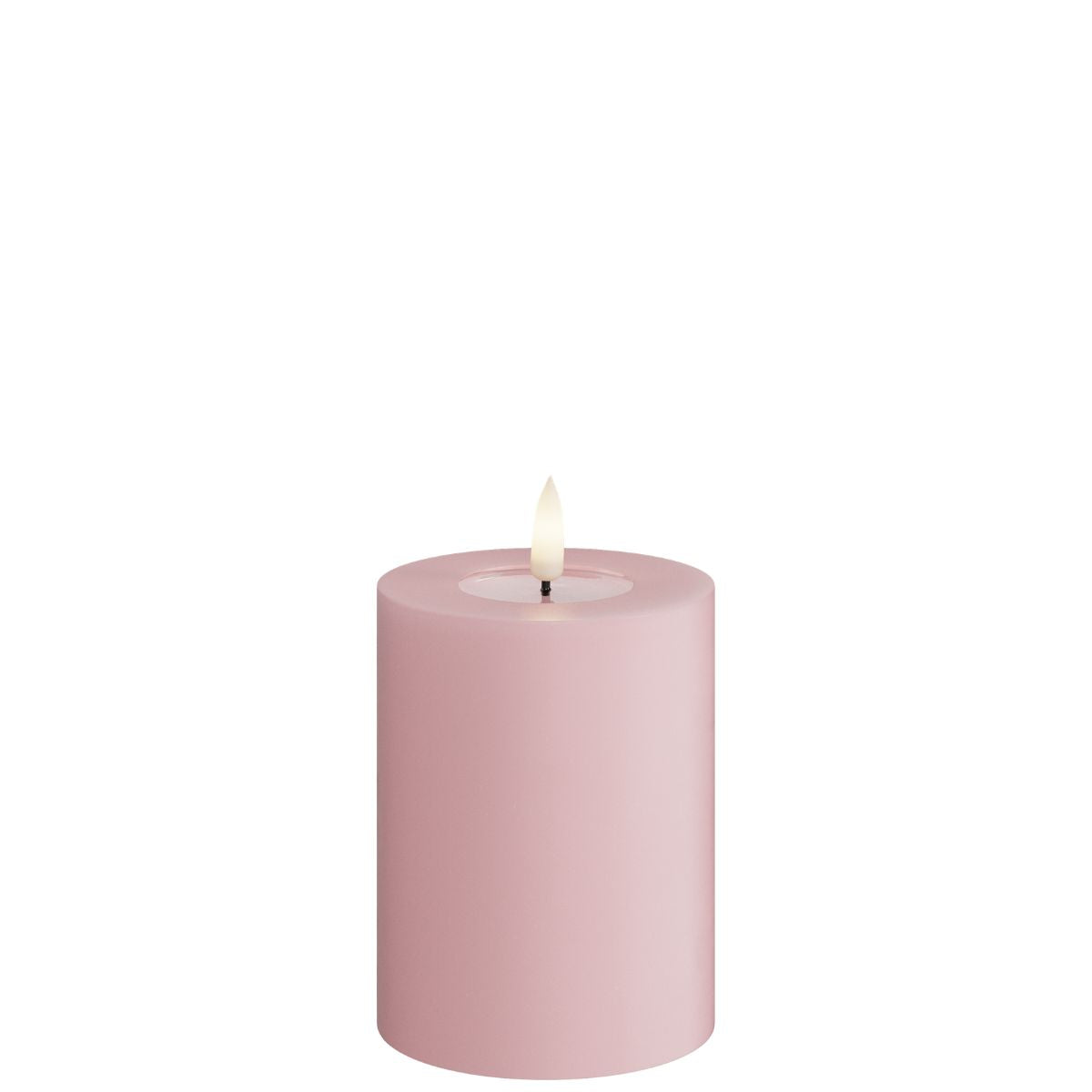 Led-kynttilä Vaaleanpunainen (Light Pink)  halk. 7,5 cm