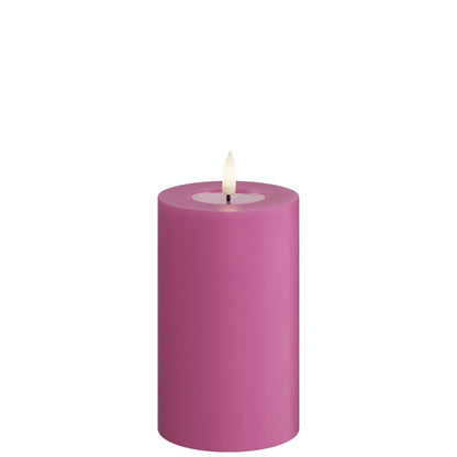 Led-kynttilä Tumma pinkki (Magenta)  halk. 7,5 cm