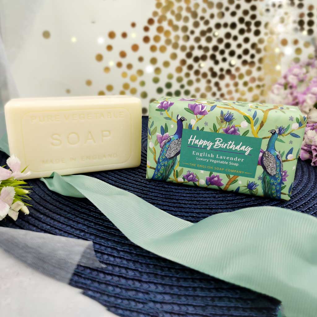 Palasaippua English Lavender - Happy Birthday