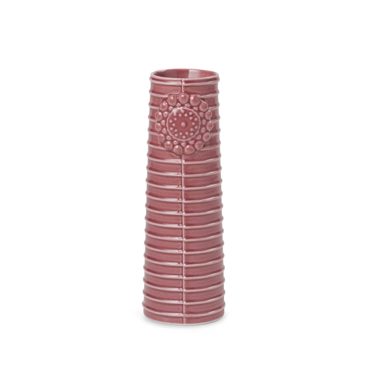 Pieni maljakko Lines Small Dusty Rose (S) korkeus 15 cm - Pipanella
