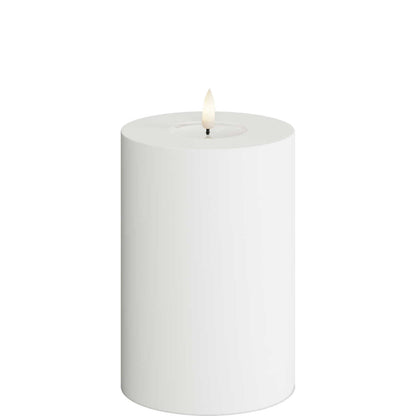Led-kynttilä ulkokäyttöön Valkoinen halk. 10 cm