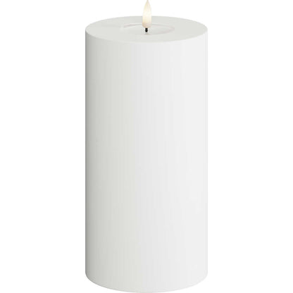 Led-kynttilä ulkokäyttöön Valkoinen halk. 10 cm