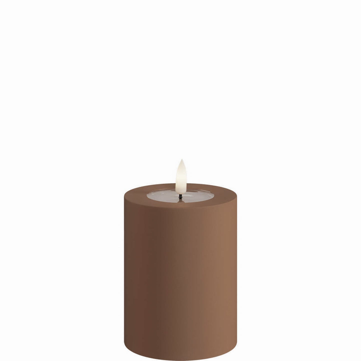 Led-kynttilä ulkokäyttöön Toffee (Caramel) halk. 7,5 cm