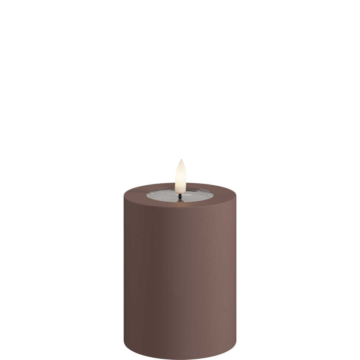 Led-kynttilä ulkokäyttöön Ruskea (Mocca) halk. 7,5 cm