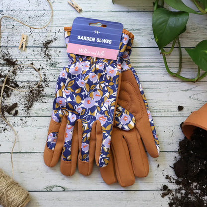 Puutarhakäsineet Floral violetti