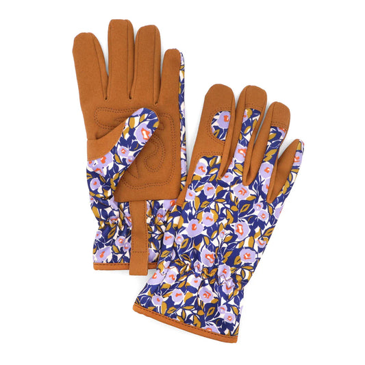 Puutarhakäsineet Floral violetti