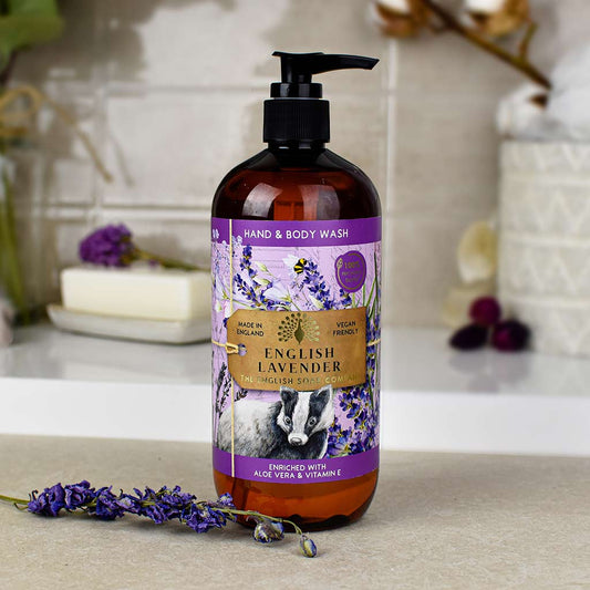 Nestesaippua Laventeli - English Lavender Hand and Body Wash 500 ml