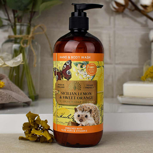Nestesaippua Sitruuna ja appelsiini - Sicilian Lemon and Sweet Orange Hand and Body Wash 500 ml