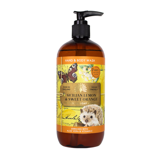 Nestesaippua Sitruuna ja appelsiini - Sicilian Lemon and Sweet Orange Hand and Body Wash 500 ml